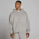 Oversized 2-Wege-Reißverschluss Hoodie - Chalk Grey