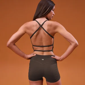 MP Damen Tempo Open Back Vest – Kakao - Size S