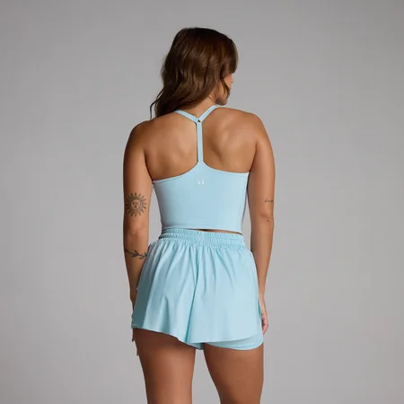 MP Damen Tempo Strappy Racerback Top – Himmelblau