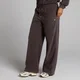 MP Damen Fleece-Jogginghose in gerader Passform - Kakao