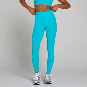 MP Damen Tempo Ultra Seamless Leggings - Electric Blue - Size XS