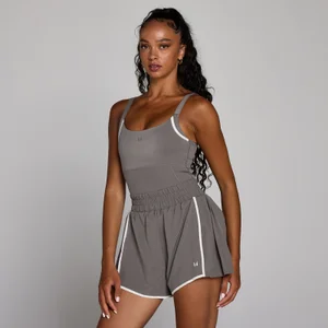 MP Damen Velocity Kontrast-Overall mit Falten – Aschgrau - Size XS