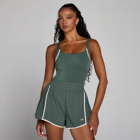 MP Damen Velocity Contrast Pleated All In One – Wolkengrün