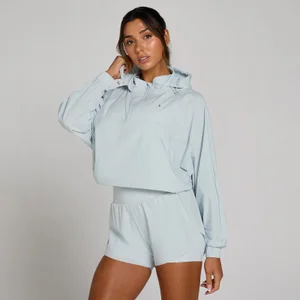 MP Damen Tempo Ultra 1/4 Zip Woven Jacke - Blue Aura - Size XS