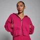 MP Damen Lifestyle Hoodie mit durchgehendem Reißverschluss - Bold Berry