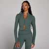 MP Damen Tempo Cropped-Jacke – Wolkengrün
