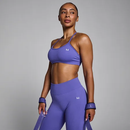 MP Damen Lift Seamless Strappy BH - Power Indigo
