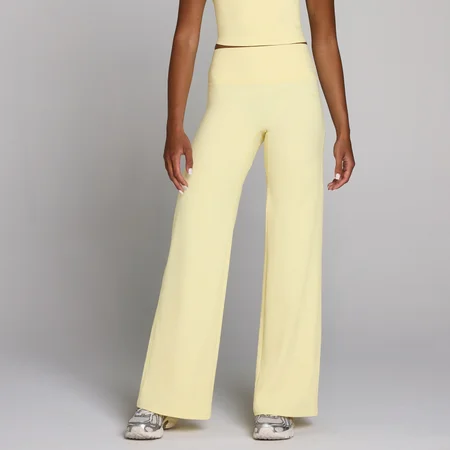 MP Damen Tempo Wide Leg Leggings – Buttercreme
