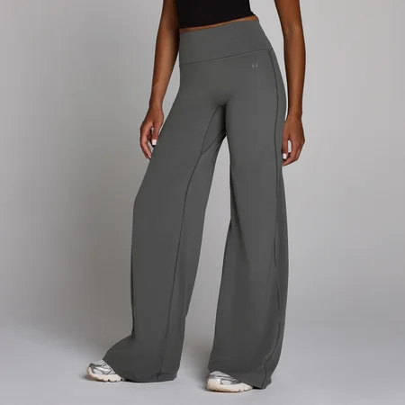 MP Damen Tempo Wide Leg Leggings – Dunkelgrau