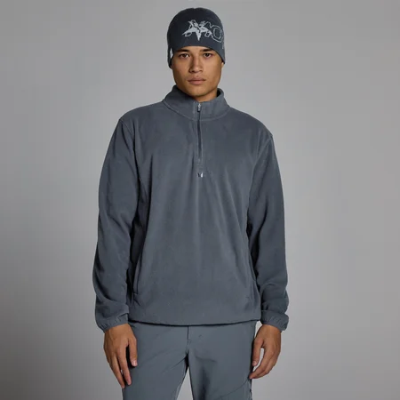 MP Herren Fleece 1/4-Reißverschluss - Granit