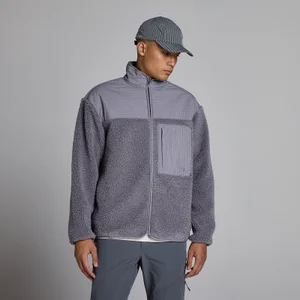 MP Herren Borg-Fleece - Dunkles Grau meliert - Size XS