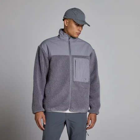 MP Herren Borg-Fleece - Dunkles Grau meliert