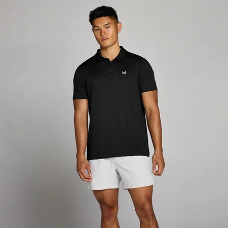 MP Herren Training Poloshirt – Schwarz
