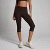 MP Damen Tempo Capri Leggings - Kakao