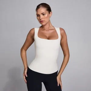 MP Damen SculptForm Square Neck Vest – Pearl - Size L