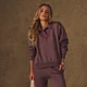 MP Damen X Tatiana Sweatshirt mit Kragen - Mocha