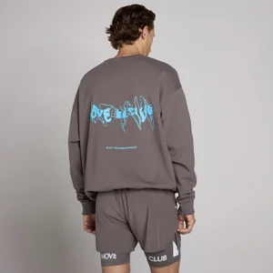 MP Unisex Hybrid Grafik-Sweatshirt - Aschgrau - Size XS