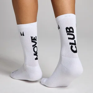 MP Move Club Running-Socken (2er-Pack) - Schwarz/Weiß - Size UK 9-11