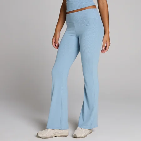 MP Damen Gerippte Flares - Jeansblau