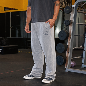 MP X Gold's Herren Washed Graphic Oversized Jogginghose - Steel Blue - Size L